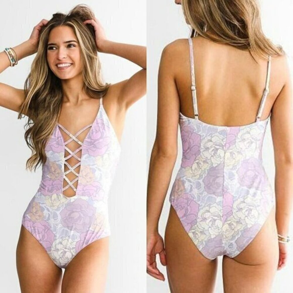 Dippin' Daisy's Bliss Floral Swimsuit - Super Bloom